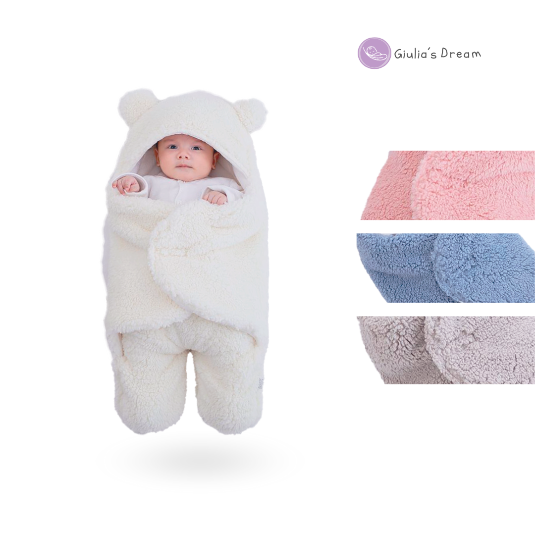 Cute New Born Baby Boys Girls Blankets Plush Swaddle Blankets (Daiana)