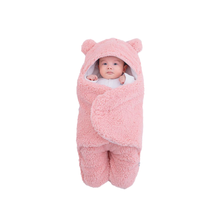 Plush blankets with bear ears