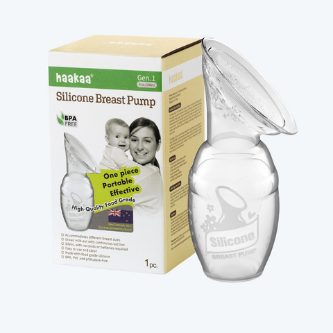 Silicone Manual Breast Pump 4oz