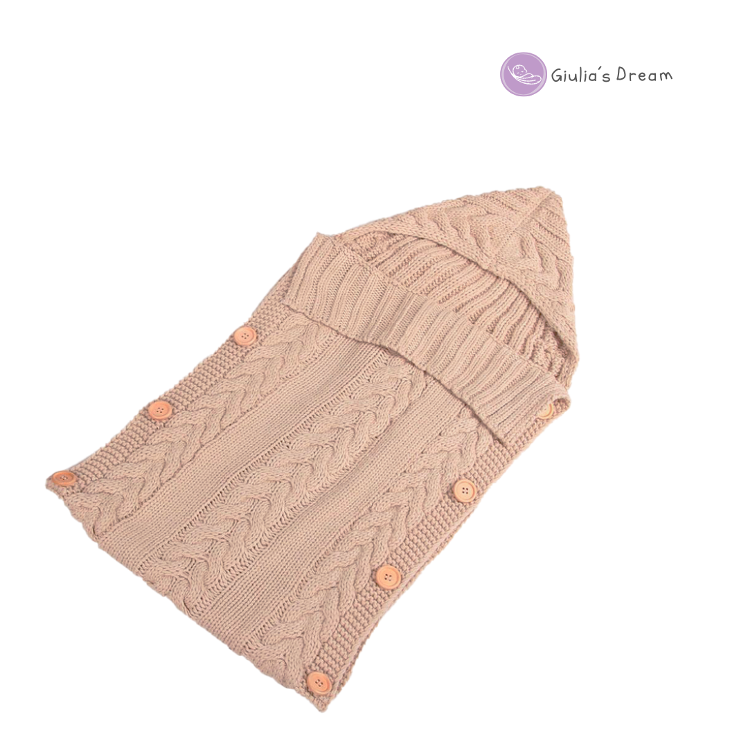 New Born Baby Wrap Swaddle Blanket Knit Sleeping Bag