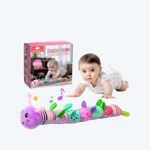 Musical Multi-Sensory Caterpillar Toy.