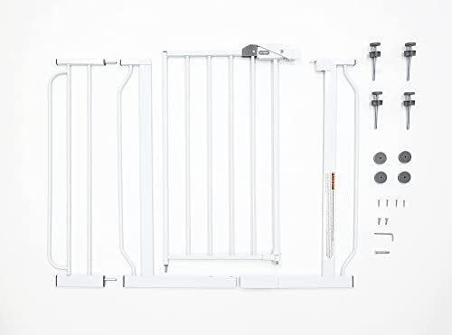 38.5-Inch Walk-Thru Baby Gate with Extension