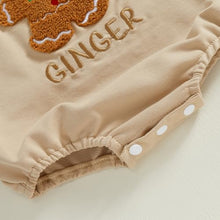 Christmas Gingerbread Baby Romper.