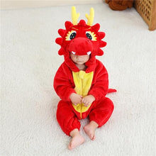 Red Bear Hooded Fleece Jumpsuit.