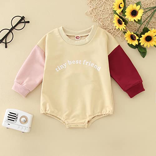 Newborn girl winter romper