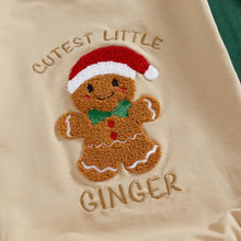 Christmas Gingerbread Baby Romper.