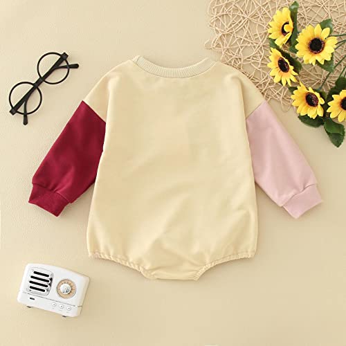 Newborn girl winter romper