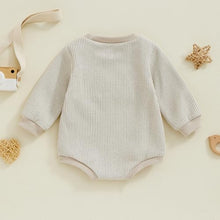 Christmas Waffle Knit Baby Romper