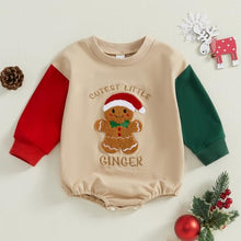 Christmas Gingerbread Baby Romper.