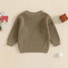 Newborn Christmas knit sweater.