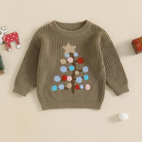 Newborn Christmas knit sweater.