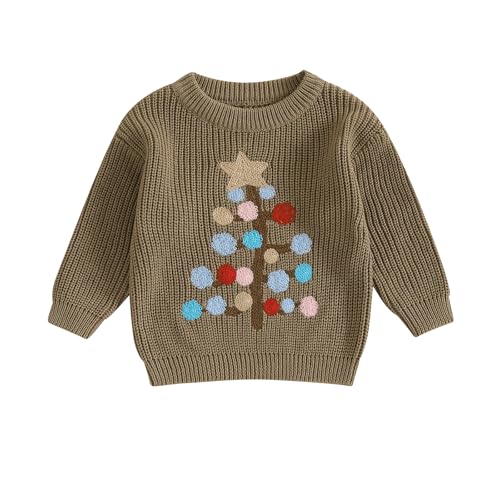 Newborn Christmas knit sweater.