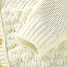 Baby Knit Sweater Romper (Beige, 0-3 Months)