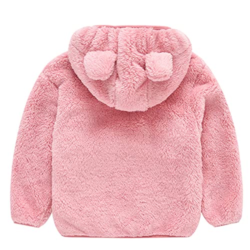 Toddler fleece bear ear hoodie.