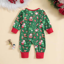 Santa Zipper Romper Christmas Pajamas