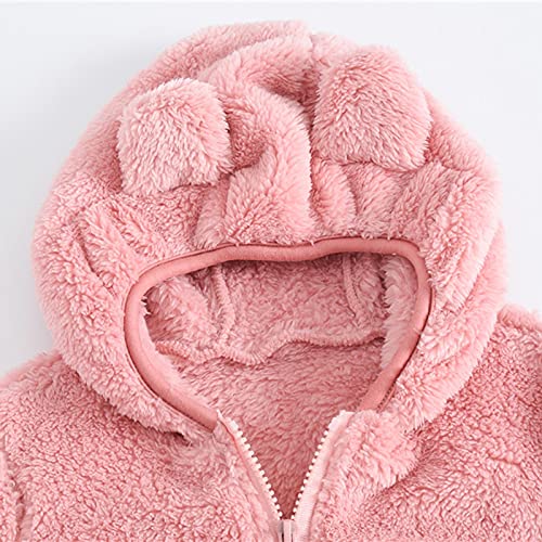 Toddler fleece bear ear hoodie.