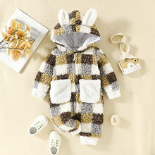 Cozy Baby Bear Fleece Snowsuit.