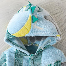 Baby Fluffy Hooded Snowsuit Outfit.