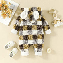 Cozy Baby Bear Fleece Snowsuit.