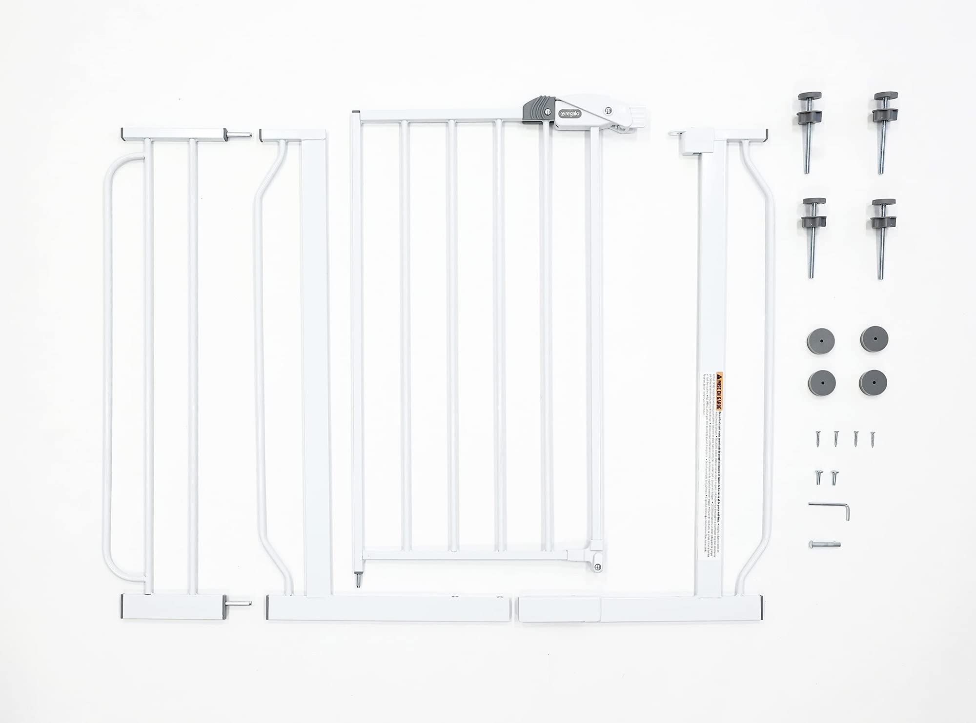 38.5-Inch Walk-Thru Baby Gate with Extension