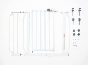 38.5-Inch Walk-Thru Baby Gate with Extension