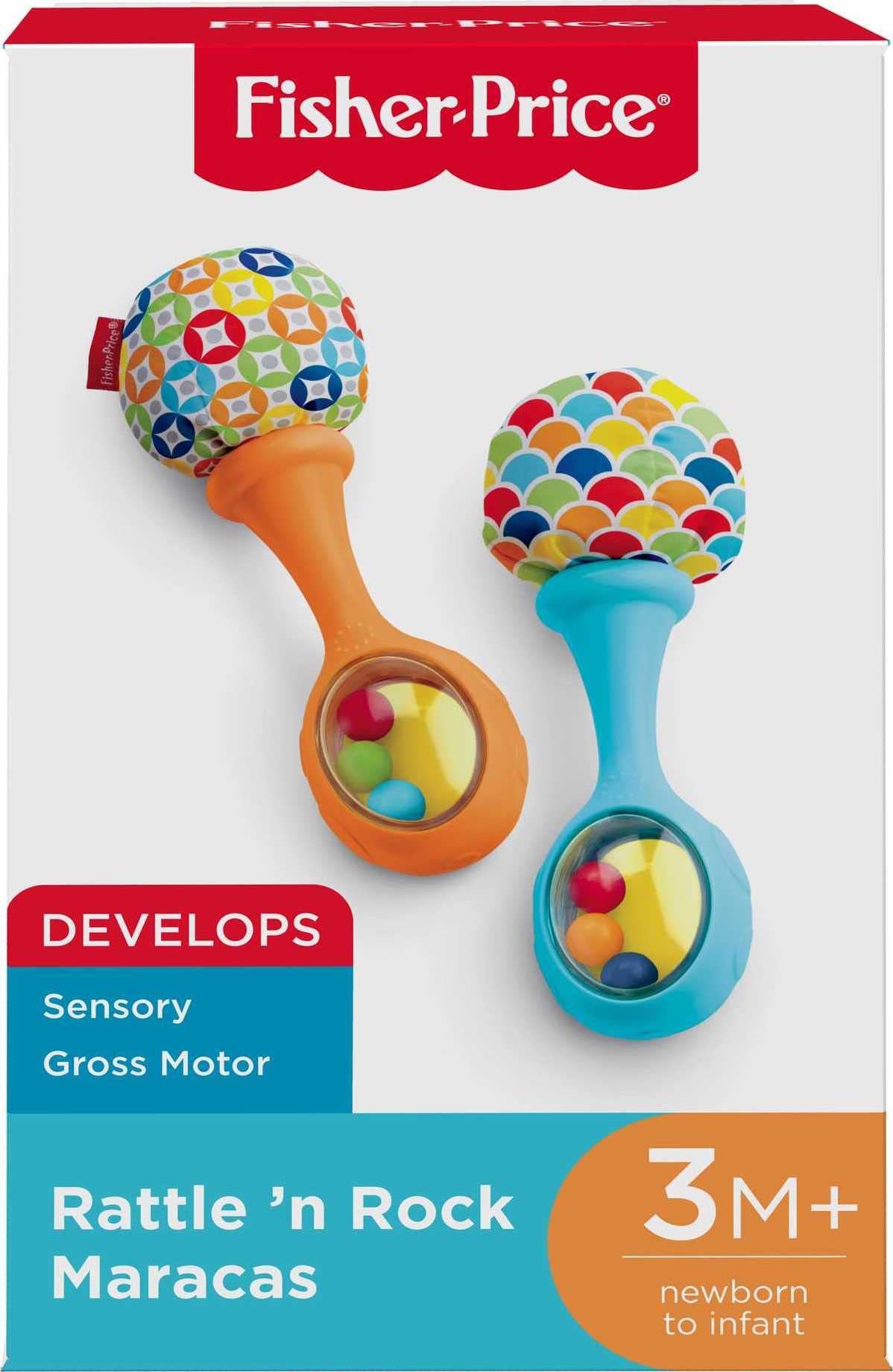 Soft Musical Maracas for Babies. Set of 2 Soft Musical Instruments for Babies