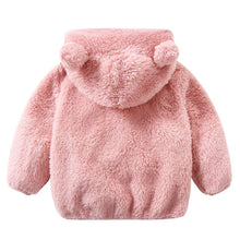 Infant Bear Ears Hooded Jacket (Grey, 0-6 Months)