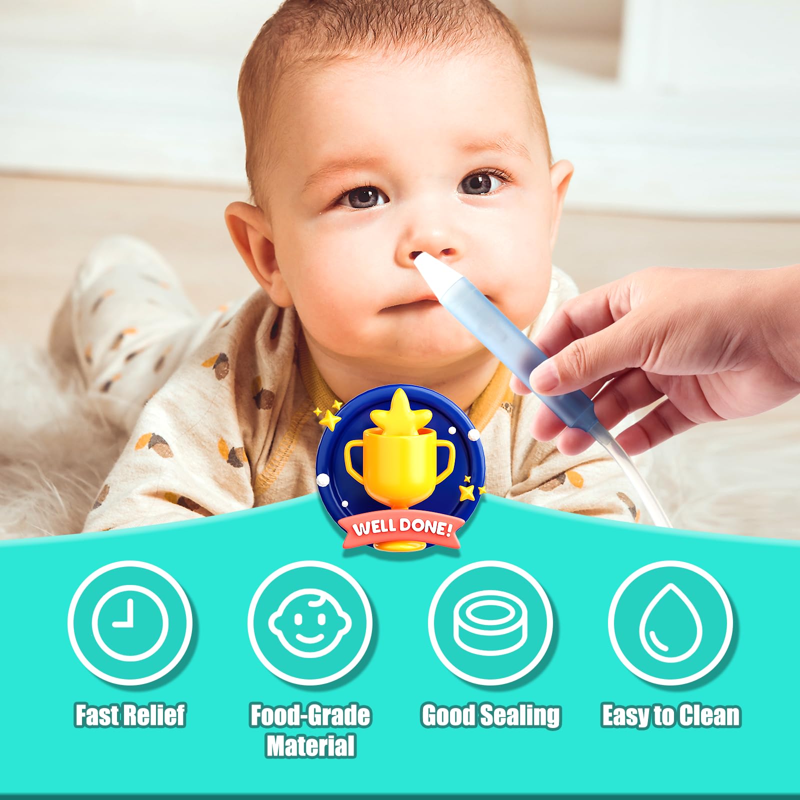 Baby Nasal Aspirator with Tips