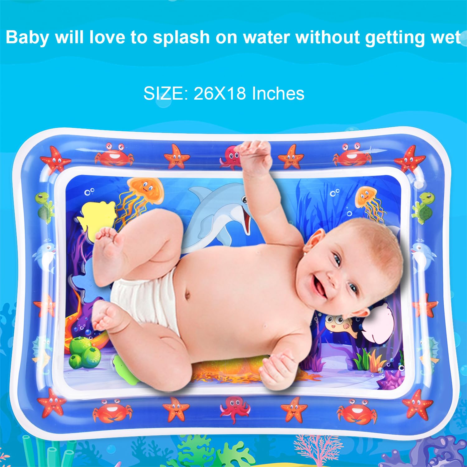 Tummy Time Inflatable Water Mat