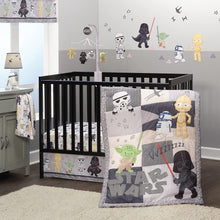 Star Wars Classic 3-Piece Baby Crib Bedding Set - Yoda/Darth Vader