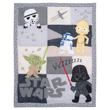 Star Wars Classic 3-Piece Baby Crib Bedding Set - Yoda/Darth Vader