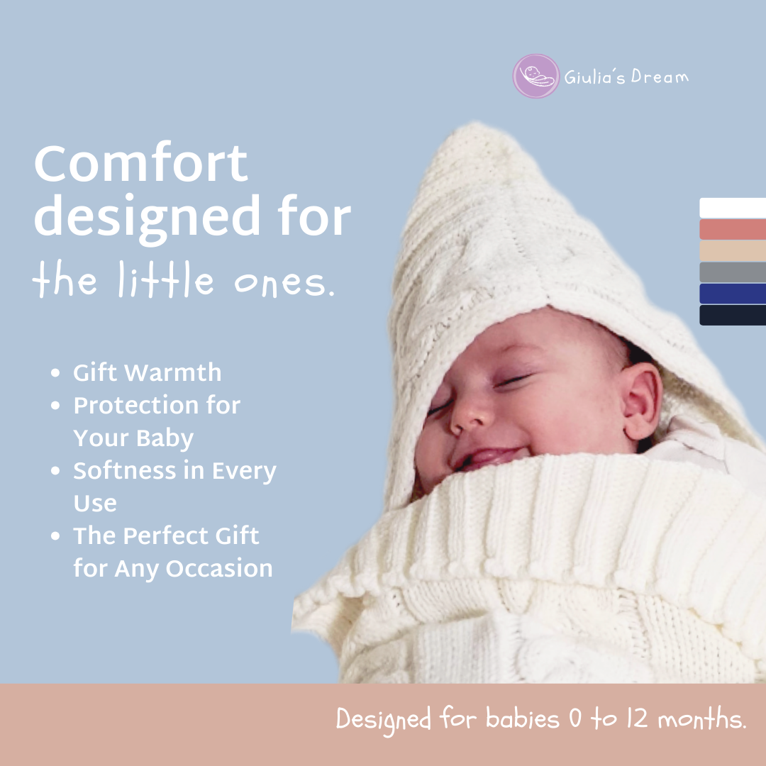 New Born Baby Wrap Swaddle Blanket Knit Sleeping Bag