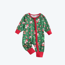 Santa Zipper Romper Christmas Pajamas